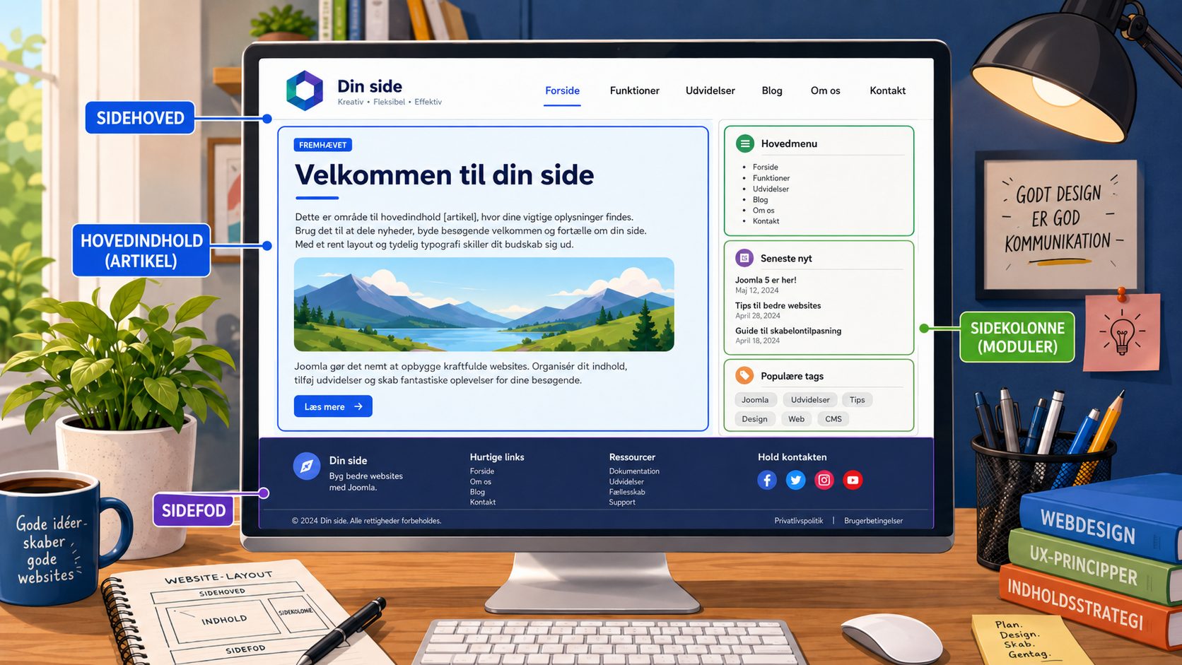 Joomla artikler: sådan får du styr på indholdet i Joomla