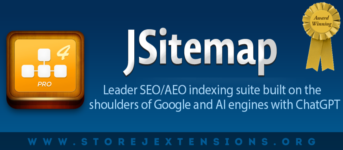 JSitemap er en sitemap extension