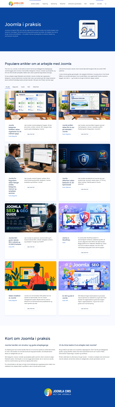 Joomla  template blog