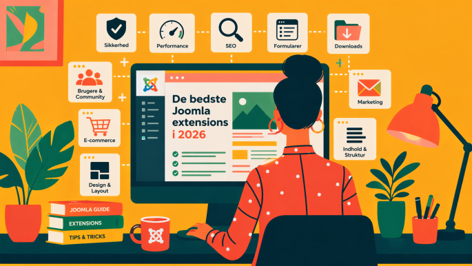 De 20 bedste gratis Joomla extensions i 2026